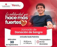 Jornada de Donación de Sangre en la Universidad del Valle, Sede Palmira